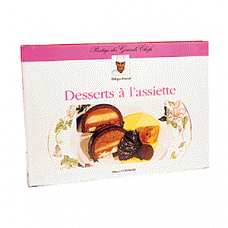 Книга (на франц. ) «Desserts L`assiette»; бумага