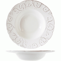 Тарелка для пасты «Фестон»; керамика