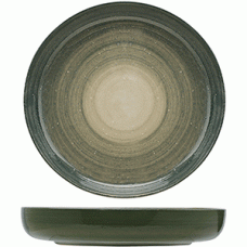 Тарелка глубокая «Дестино Грин»; керамика