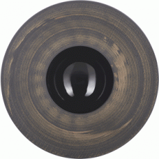 Тарелка «Сфера» D=21,5см; черный,медный