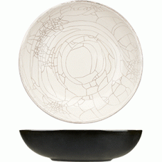 Тарелка глубокая «День и ночь»; керамика