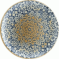 Тарелка мелкая с рисунком «Альхамбра»; фарфор