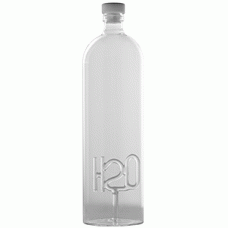 Бутылка с пробкой «H2O»; стекло; 1500мл