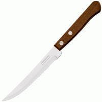 Нож для стейка с дерев. ручкой [3шт]; сталь,дерево