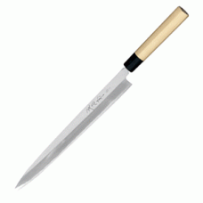Нож янагиба для суши, сашими; сталь,дерево