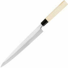 Нож янагиба для суши, сашими с чехлом; сталь,дерево