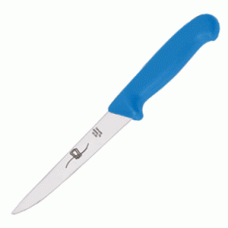 Нож обвалочный голубая ручка