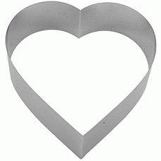 Форма кондитерская «Сердце»; сталь нерж.