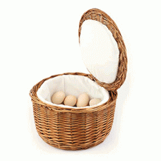 Корзина для яиц; дерево,текстиль