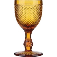 Бокал для вина жёлтый; стекло; 280мл