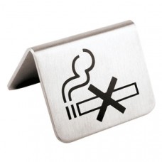 Табличка «Не курить»; сталь нерж.