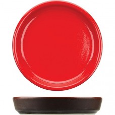 Тарелка с бортом (Модус) «Кармин»; керамика