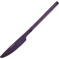 Нож столовый «Саппоро бэйсик» ,L=22см; фиолет.,матовый