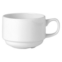 Чашка чайная «Симплисити вайт - Слимлайн»; фарфор; 225мл