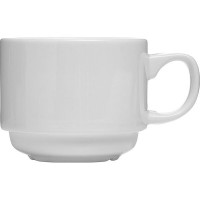 Чашка чайная «Монако Вайт»; фарфор; 150мл