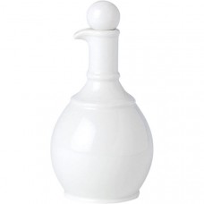 Бутылка для масла и уксуса с крышкой «Симплисити Вайт»; фарфор; 170мл