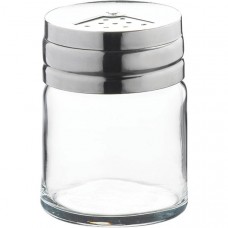 Емкость соль/перец «Бэйзик»; стекло,сталь нерж.; 115мл