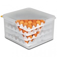 Контейнер для хранения яиц с кр. + 8лотков; полипроп.