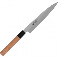 Нож янагиба для суши, сашими; сталь,дерево