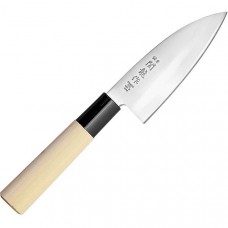 Нож кухонный «Деба» односторонняя заточка; сталь нерж.,дерево