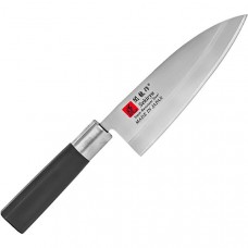 Нож кухонный «Деба» односторонняя заточка; сталь нерж.,пластик