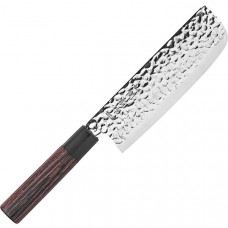 Нож кухонный «Накири»; сталь нерж.,дерево